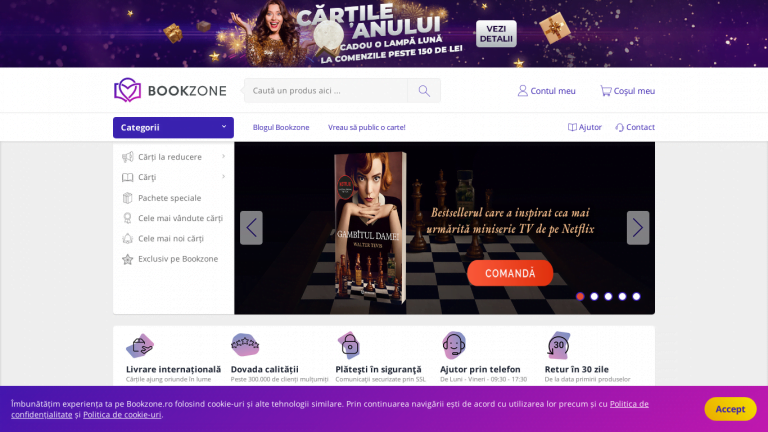 Telefon contact BookZone