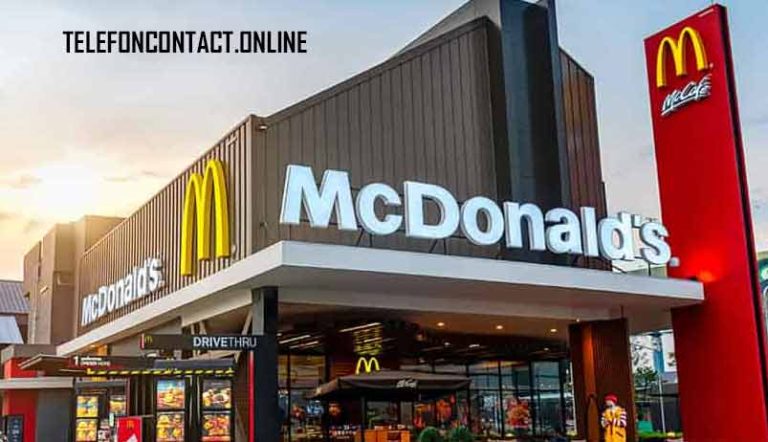 Telefon contact McDonald`s