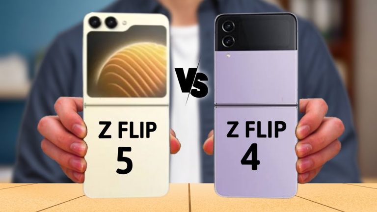 Samsung Galaxy Z Flip 5 VS Galaxy Z Flip 4. Diferenta